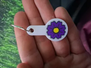 shoppingcart keychain coin spring