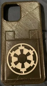 iPhone 12 Pro Case Star Wars Imperial Cog w/ 2 Credit Card Holder