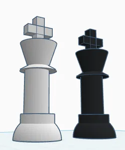 Black and White chess Kings