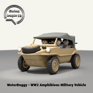 WaterBuggy - WW2 Amphibious Military Vehicle - Playmo Scale