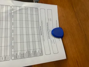 Desktop Paper Stand/Document Holder with Flat Face