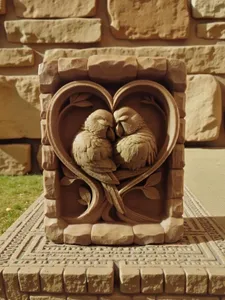 Silent Carvings – Lovebirds Edition