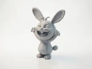 Chibi Bunny Figurine Cute Character 3D Printable