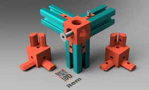 2020 3Ways Connector CUBE Corner Bracket for ITEM 2020 Profile