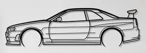 Nissan Skyline GT-R R34 Wall Art