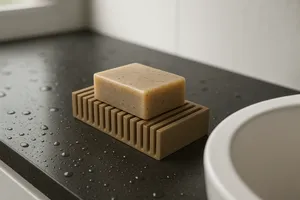 ART DECO Bathroom soap holder tray