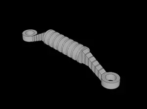 Lego Compatible (2790a.dat) Technic Steering Rack