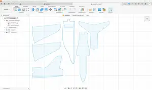 RC Hawk T45 Jet profile template