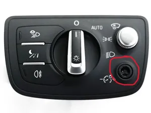 zaślepka przycisku świateł audi a6c7