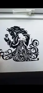 La Belle et la Bête décoration murale