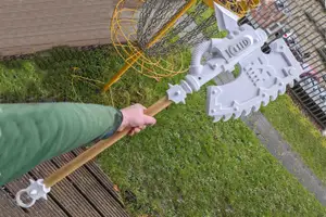 Warhammer 40k Chainaxe, lifesize, World Eaters
