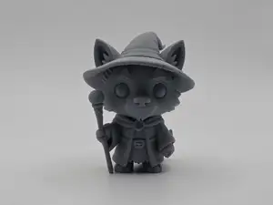 Wizard Wolf Figurine/Keychain