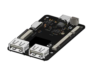 FLY Pi Lite V2.1 PCB 3D Model