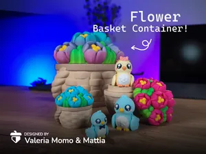 Flower Basket Container