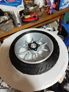 motorcycle wheel ash tray