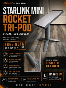 Starlink Mini Rocket Tri-Pod