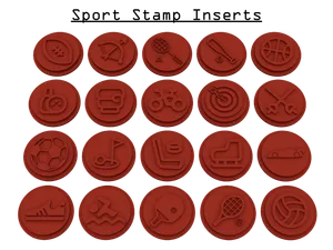 Sport Stamp Inserts