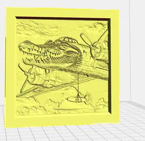 Bombardino Crocodilo lithophane
