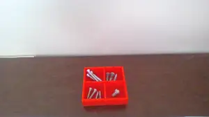 Small screw and bolt organizer