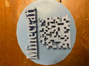 Minecraft logo sign/wall decoration