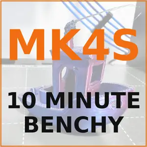 MK4S 10-Min Benchy — Super High-Speed PrusaSlicer Project (35 Mins to 10 Mins!)