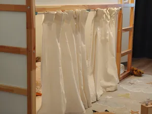 Ikea Kura Bed Curtain Rail
