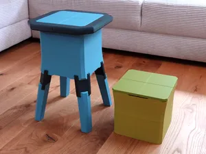 Stool is the box