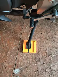 Simple motorcycle stand support