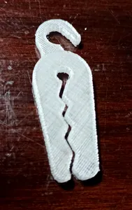 Curtain clip. Clothespin.