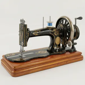 Victorian Art - Inventions - Singer Model 12 Fiddle Base Sewing Machine