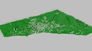 Alushta Topographic Map