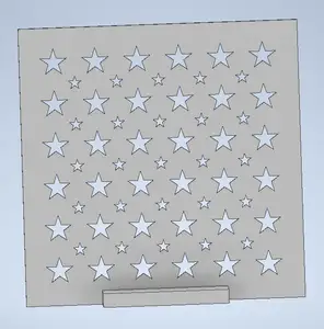 Star template for Starlight's cape from The Boys