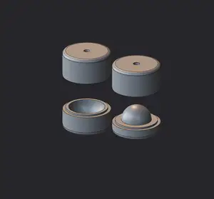 Mini Hollow hemisphere mold/ ball mold
