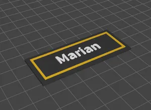 Nameplate/tag