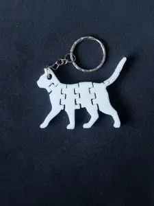 Articulated Cat Keychain – Flexible 3D Printed Cat