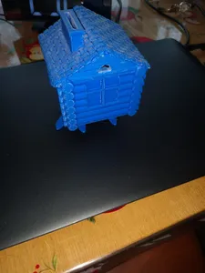 Piggy bank - wood house
