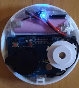 DIGOO DG-SA10 Smoke Detector – 18650 Li-ion Battery Mod Case