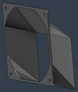 Air deflector for 120 mm fan (PC)