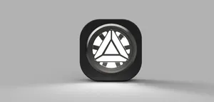 The pump cap on the TITAN AIO cooler IRON MAN