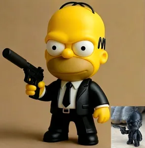Chibi Homer Simpson Hitman