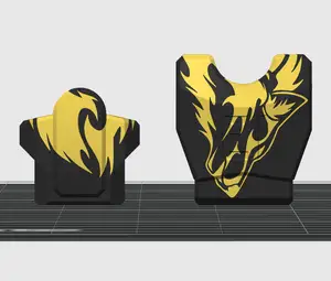Dummy 13 "Wolf Spirit" Chest - Multicolor Ready 3D Model