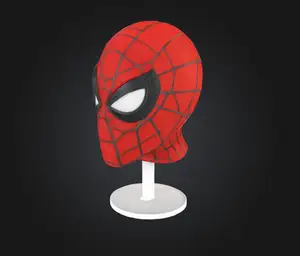 SpiderMan Head Sculpture