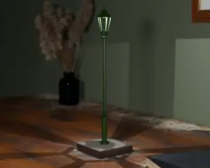 Miniature street lamp
