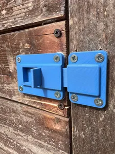 Sliding latch for gate or doors