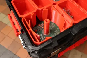 QBRICK SYSTEM TWO INSERT angle grinder 125mm cutting sanding discs