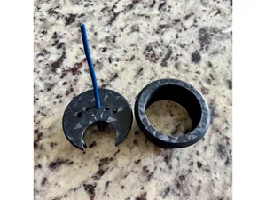 Cable Grommet 65mm (2.5") w 5 PTFE Pass-through holes