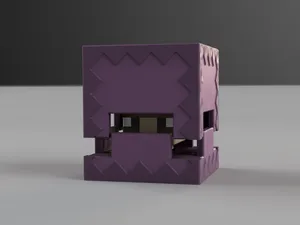 Clicky Fidget Toy Inspired by Minecraft Shulker - Uses Keyboard Switches