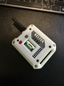 Heltec Mesh Node T096 / Heltec Wireless Tracker V2 case for lipo battery and external antenna