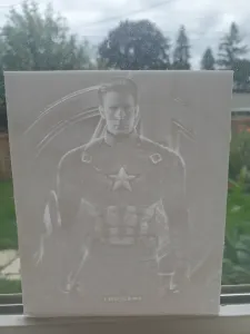 Captain America End Game Lithophane