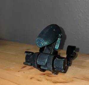 b1 battle Droid Lego figure but as a duck